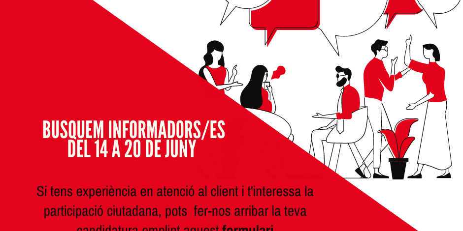 Busquem informadors/es